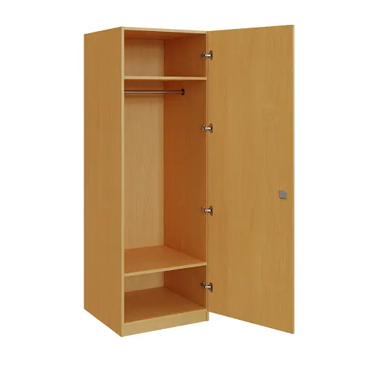 Q 11-60 skříň šatní, 1-dvéřová, 600x600x1800mm, buk royal